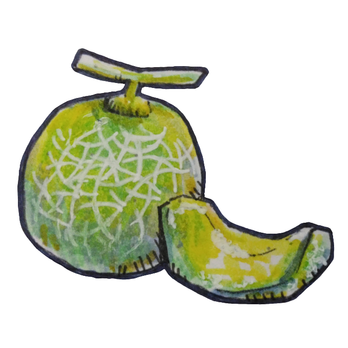 メロンのイラスト