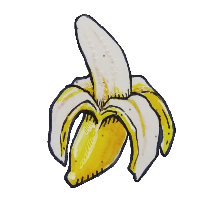 バナナのイラスト