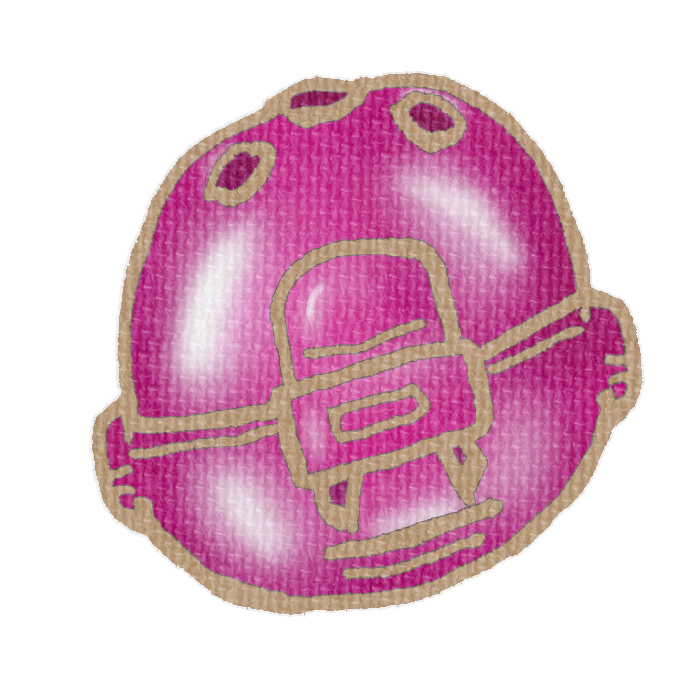 ピンクのカプセルトイ