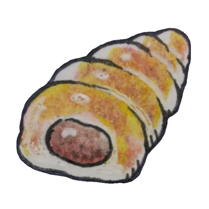 チョココロネのイラスト