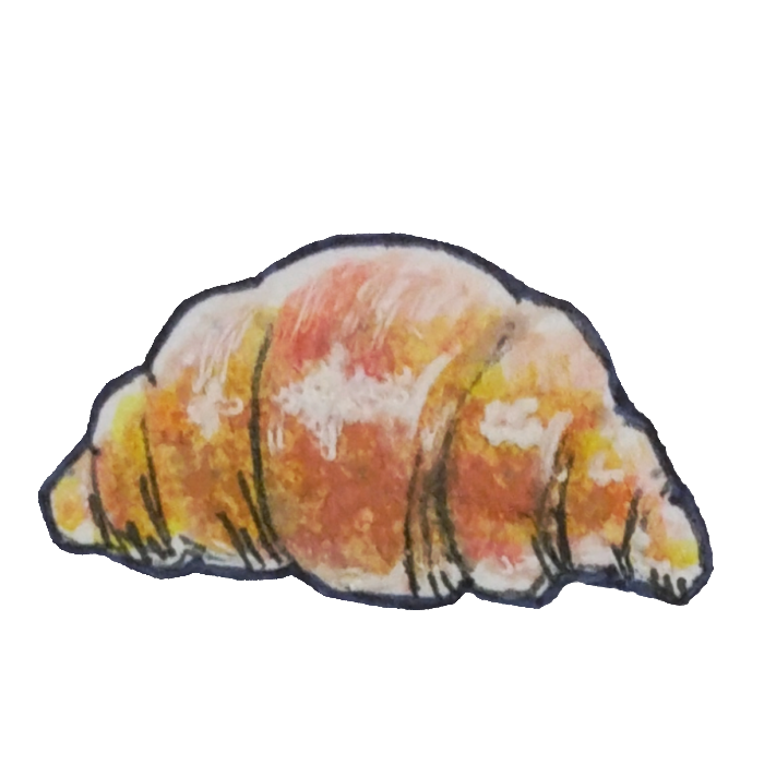 クロワッサンのイラスト