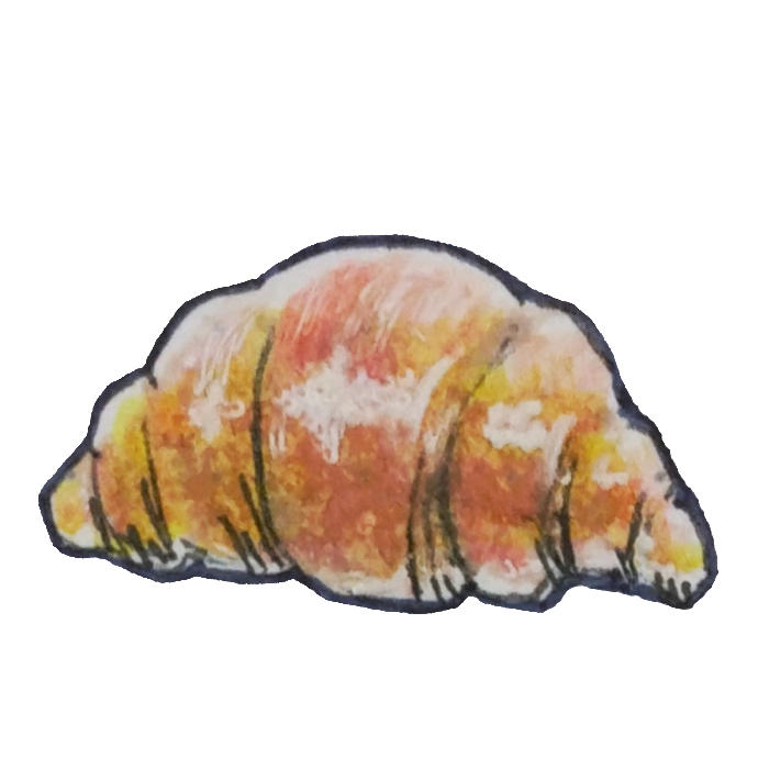 クロワッサンのイラスト