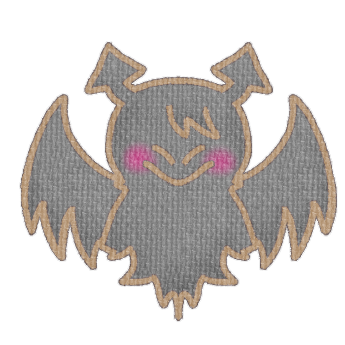 黒色の悪魔の透過イラスト