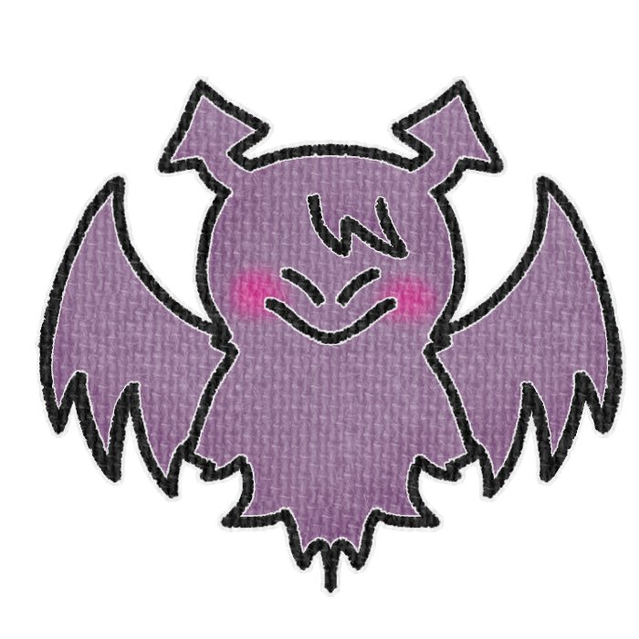 茶色の悪魔の透過イラスト